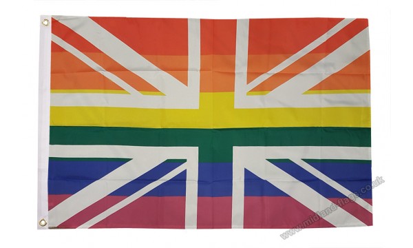 Union Jack Rainbow Flag